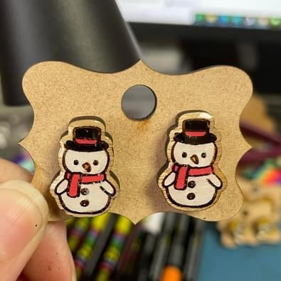 Snowman Studs