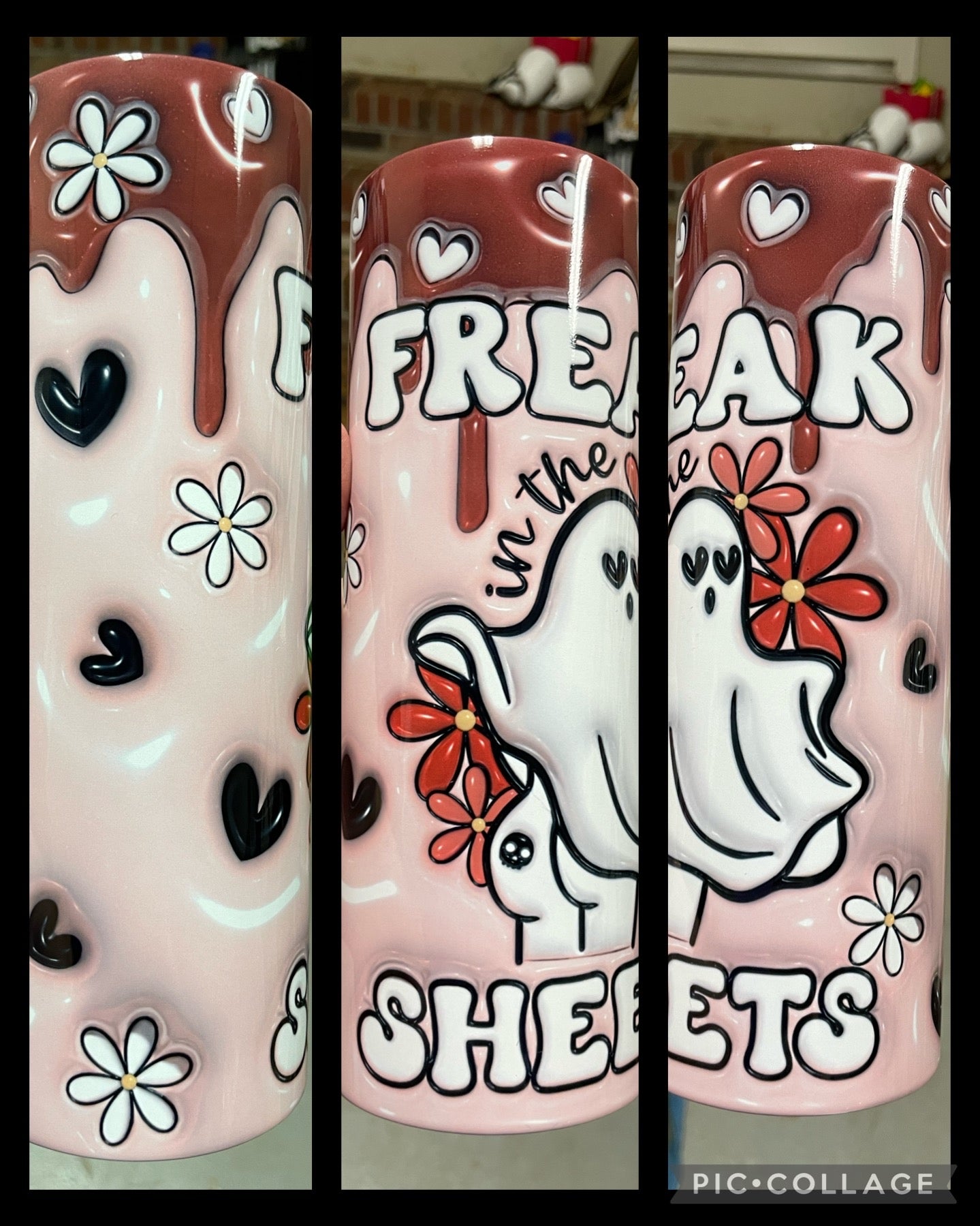 Freak in the sheets tumbler