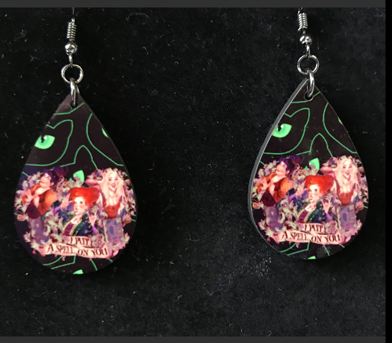 Hocus Pocus Teardrop earrings