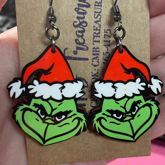 Grinch Earrings