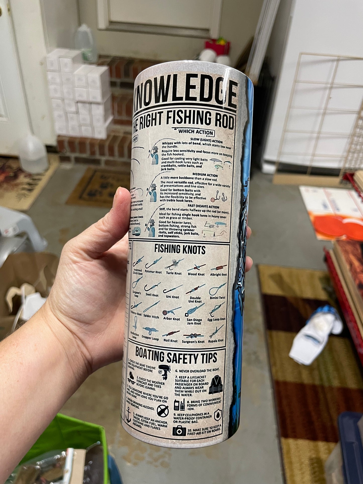 Fishing Knowledge Tumbler