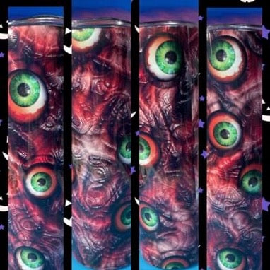 Creepy Eyeballs Tumbler