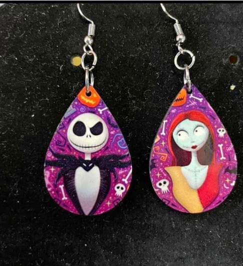 Jack and Sally earrings