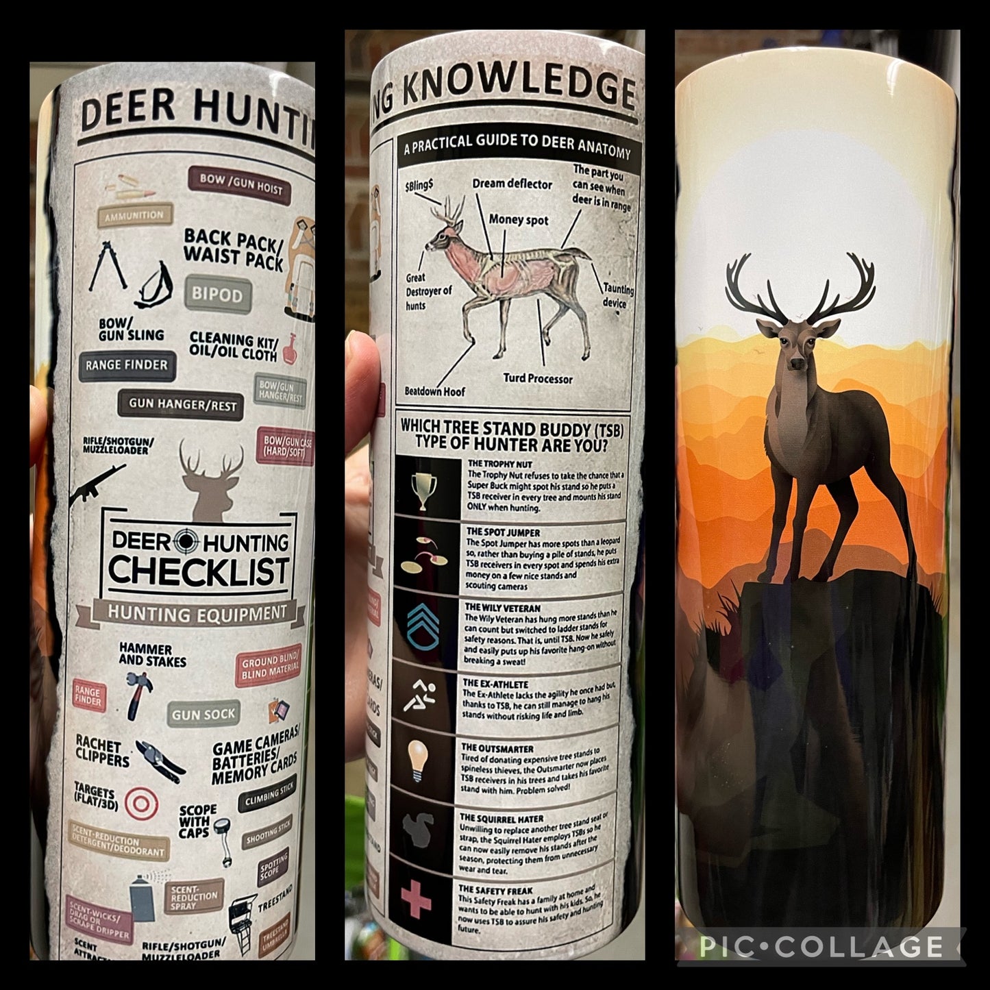 Deer Hunting Knowledge tumbler